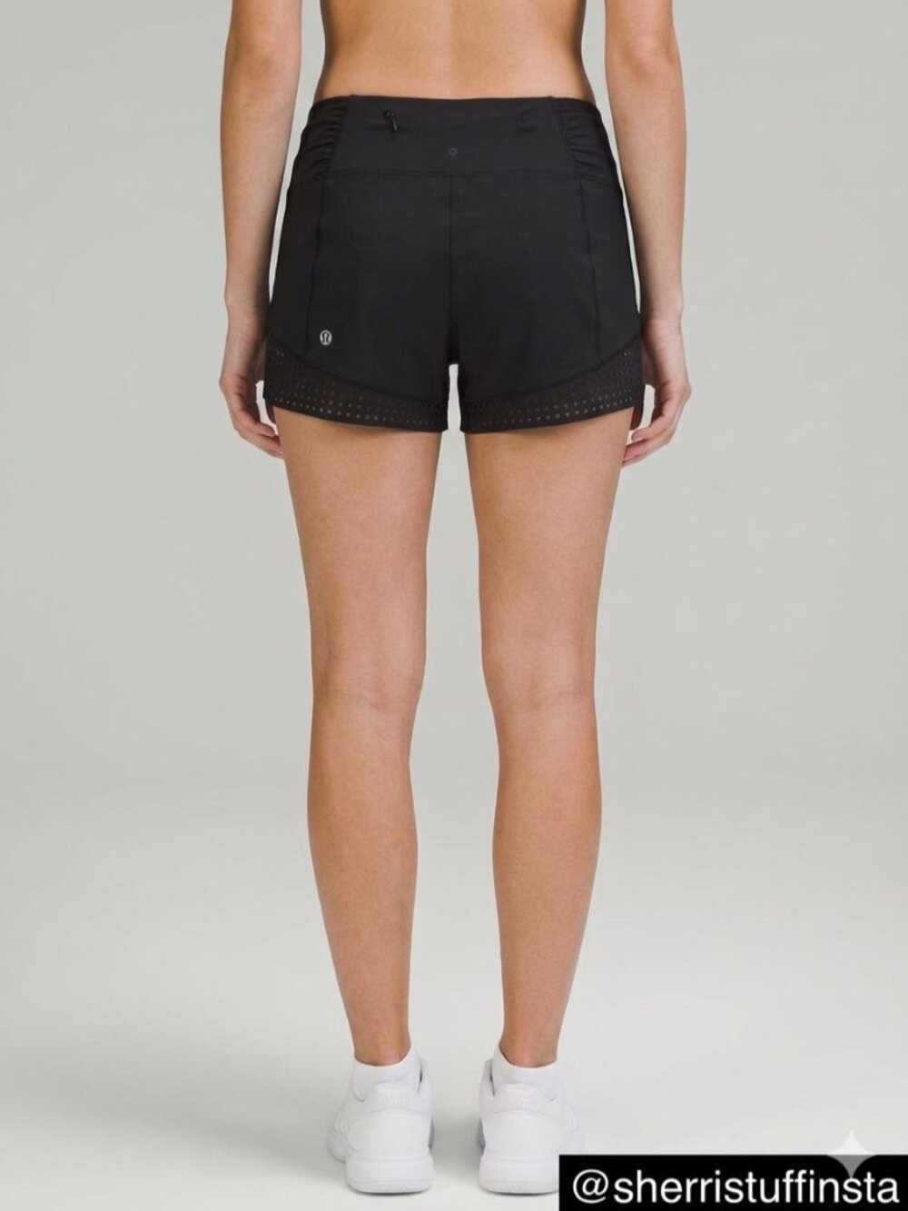 Like New Lululemon Stride To Tide Swim Shorts Bottoms Lined Zip Pocket Black 8